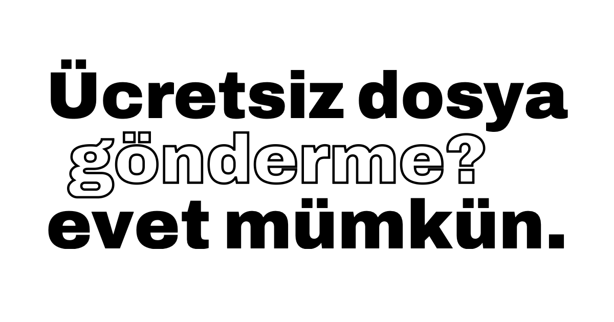 Ücretsiz dosya gönderme? evet mümkün. için siyah-beyaz tipografik kapak